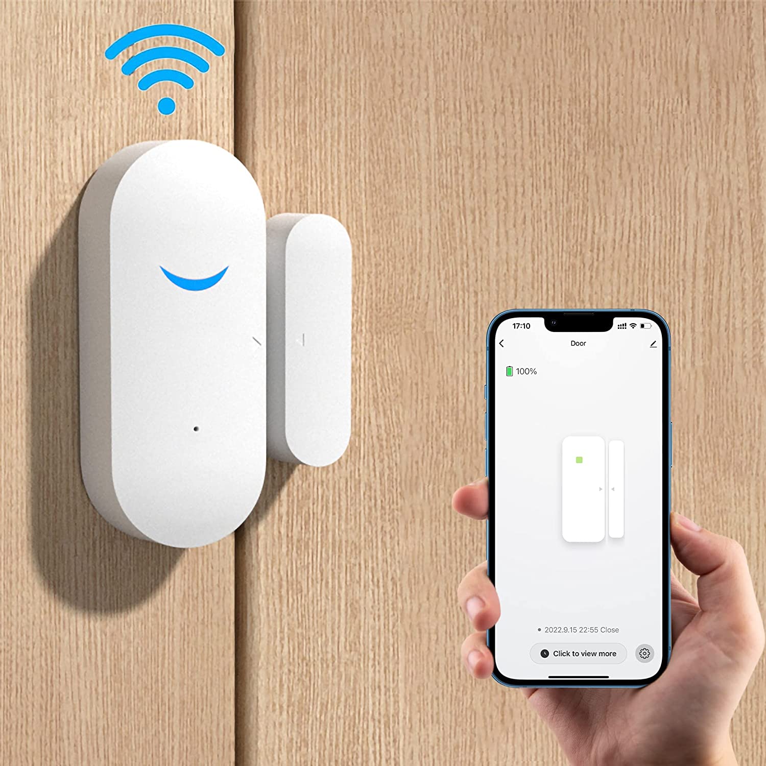 Wireless Sensor Reader Wifi Sensor till dörr eller fönster – Vikboshoppen